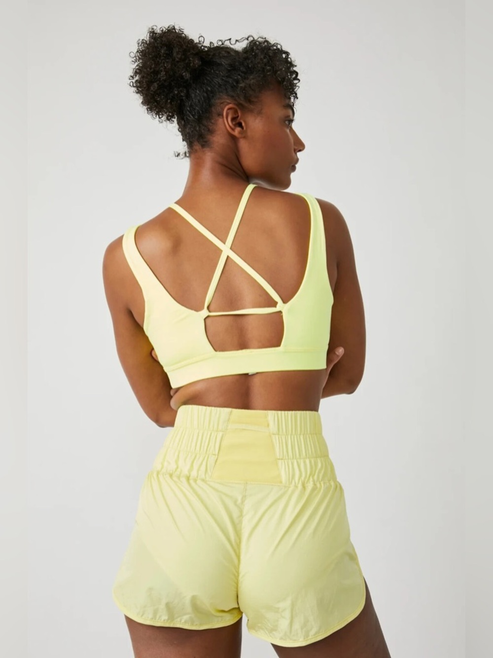 FP Movement by Free People Neon Lemon Athletic Shorts - Picture 12 of 12
